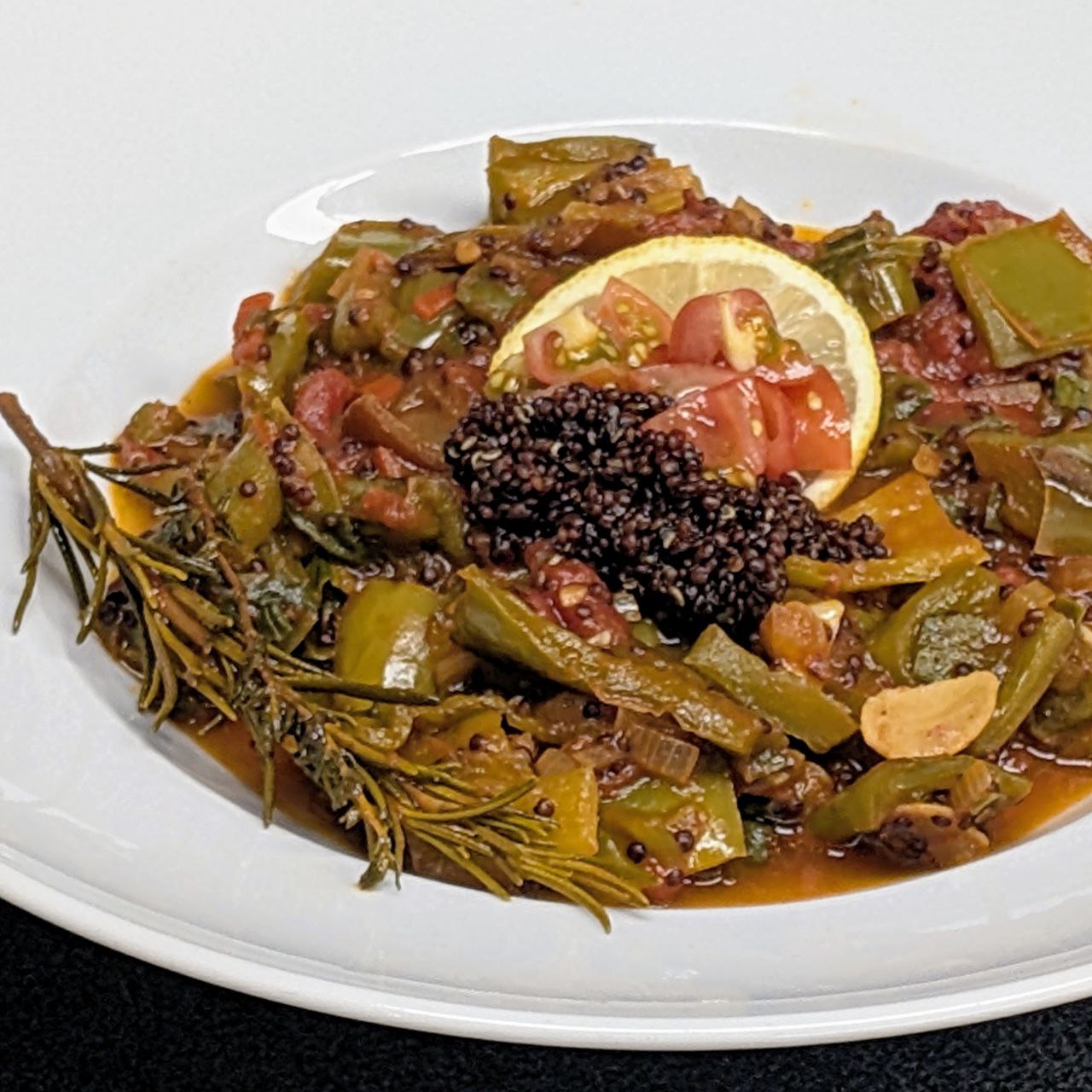 Grüne Peperonata aus der Casa Cottana