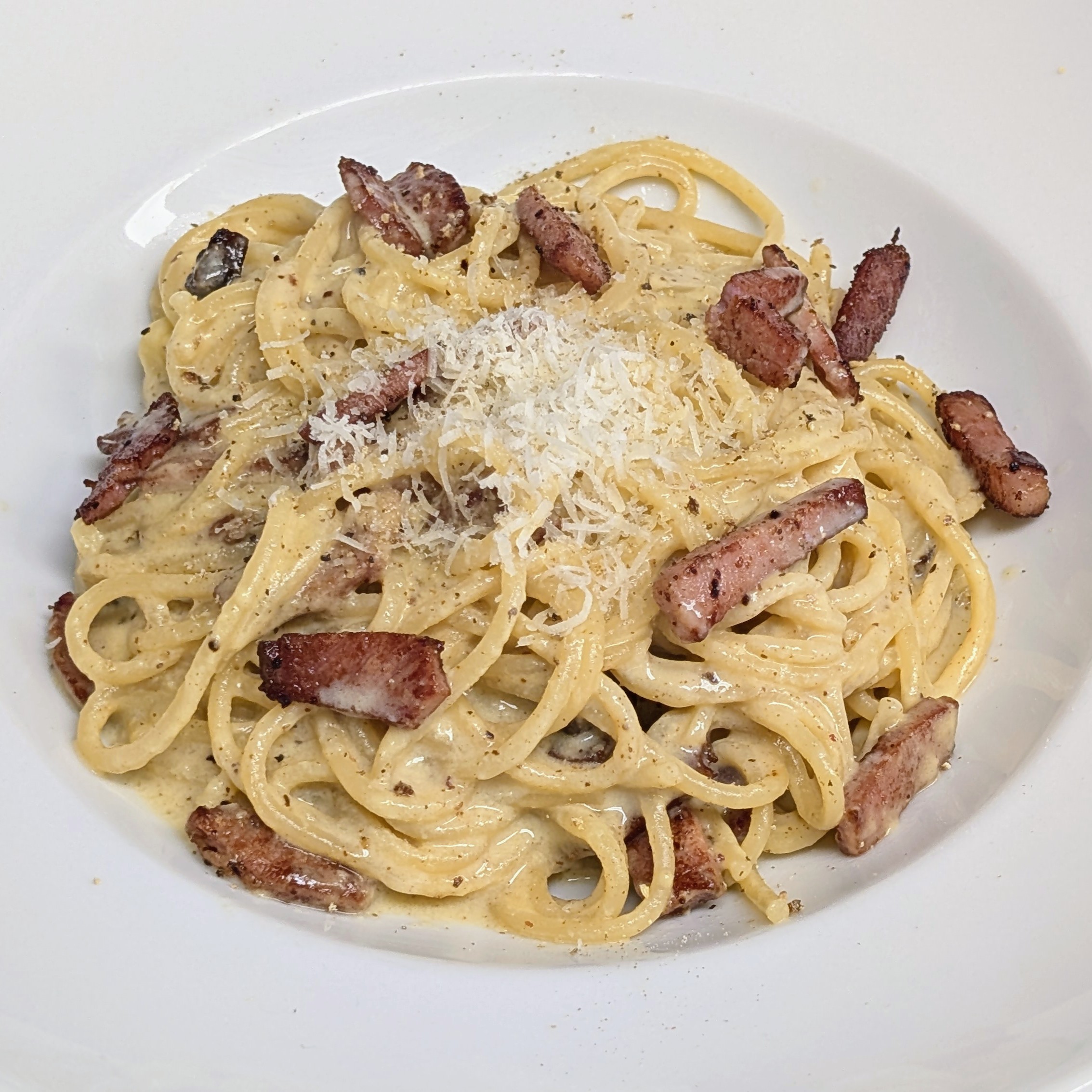 Spaghetti Carbonara ganz ohne Reue