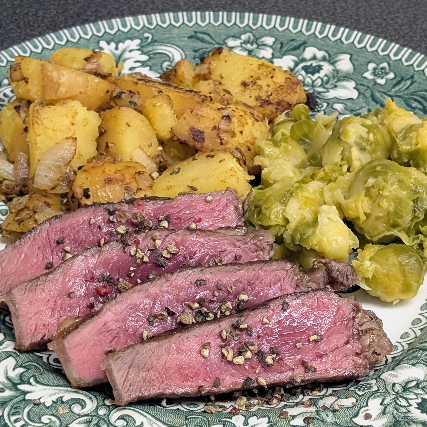 Rindersteak mit Bratkartoffeln