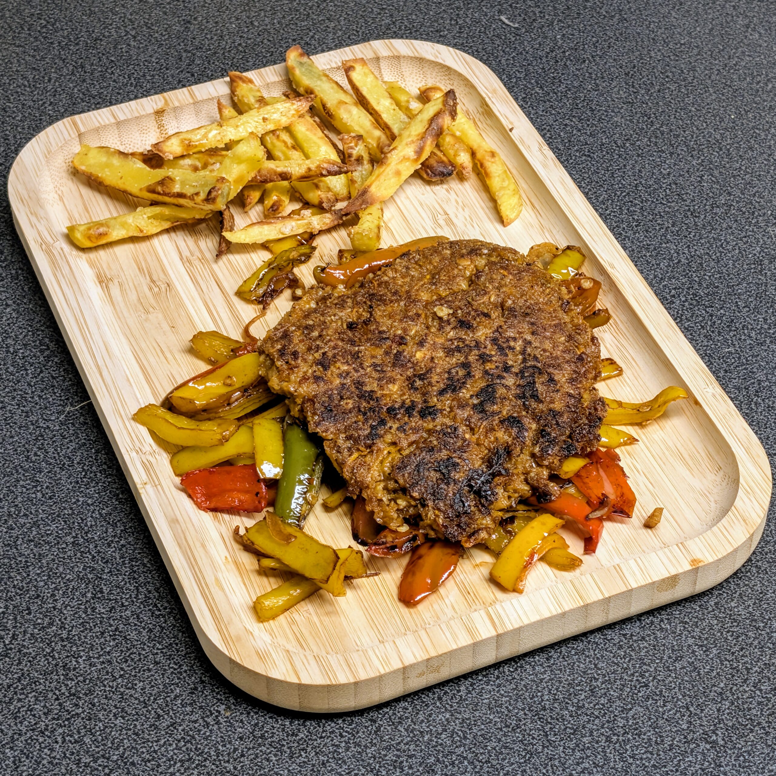 Haferflocken-Möhren-Schnitzel