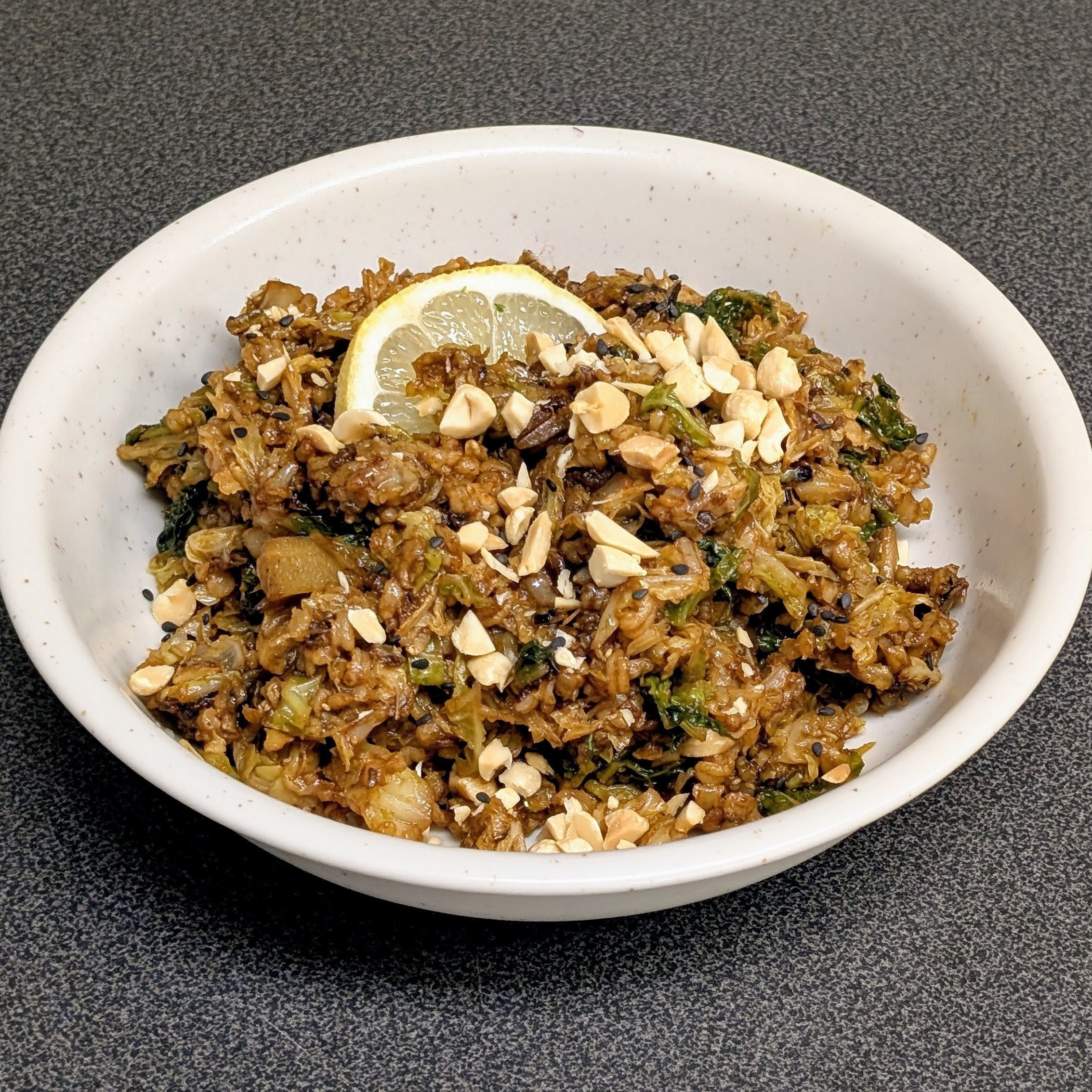 Wirsing-Wildreis-Pfanne (mit Meal-Prep-Option)