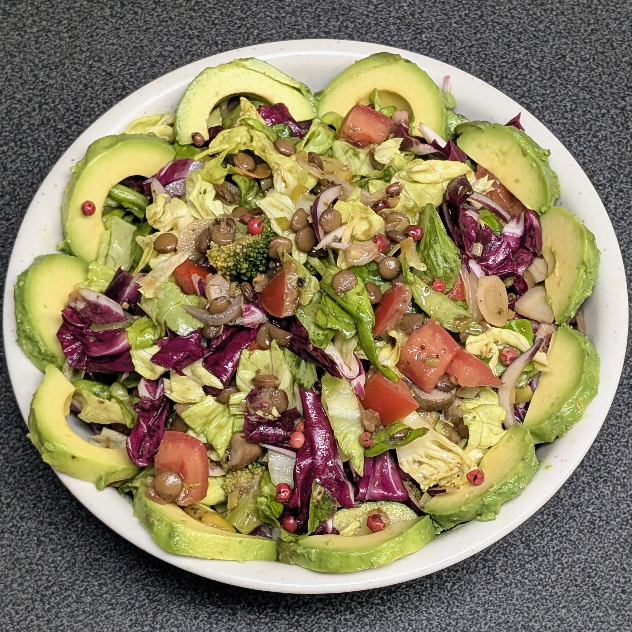 Linsen-Salat mit Avocado (Reste-Upgrade)