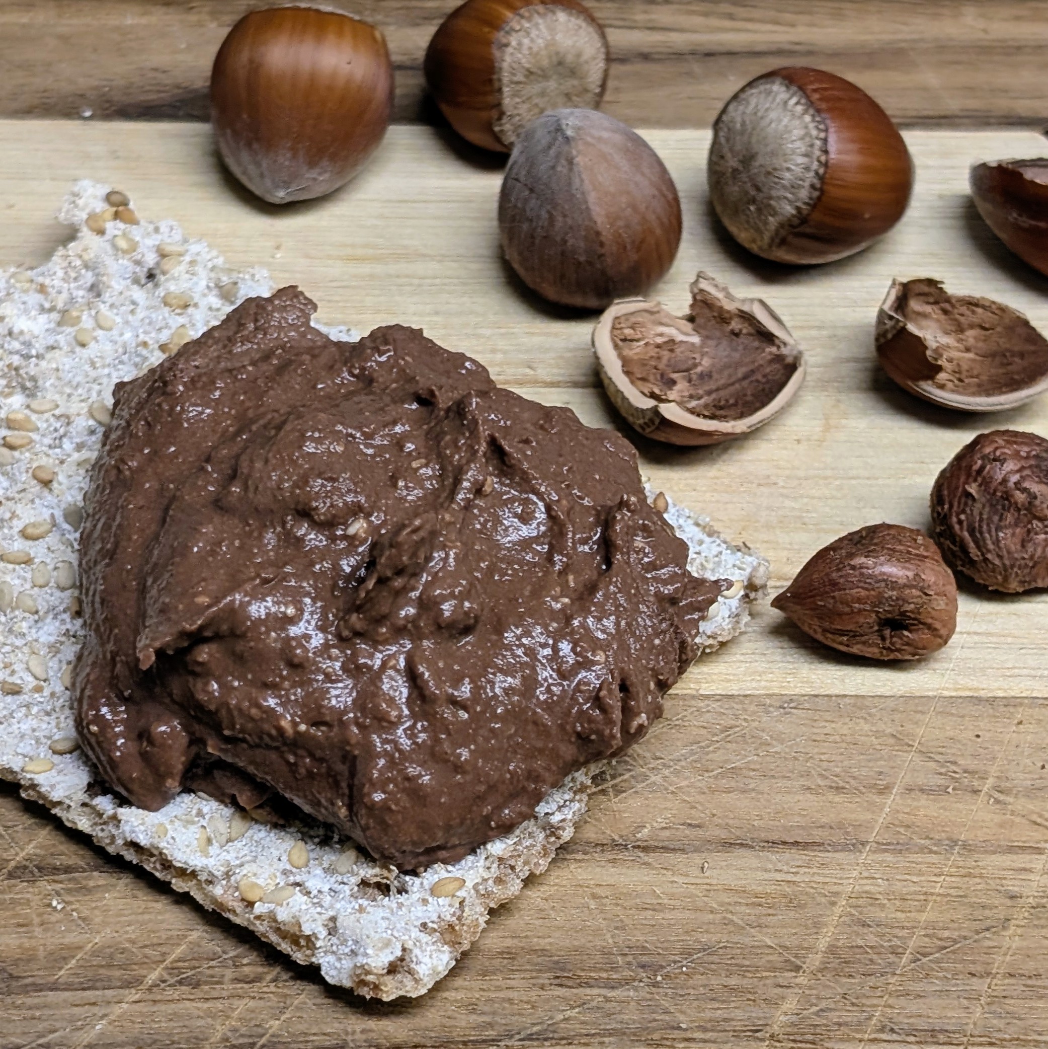 Schoko-Maca Aufstrich mit Haselnuss
