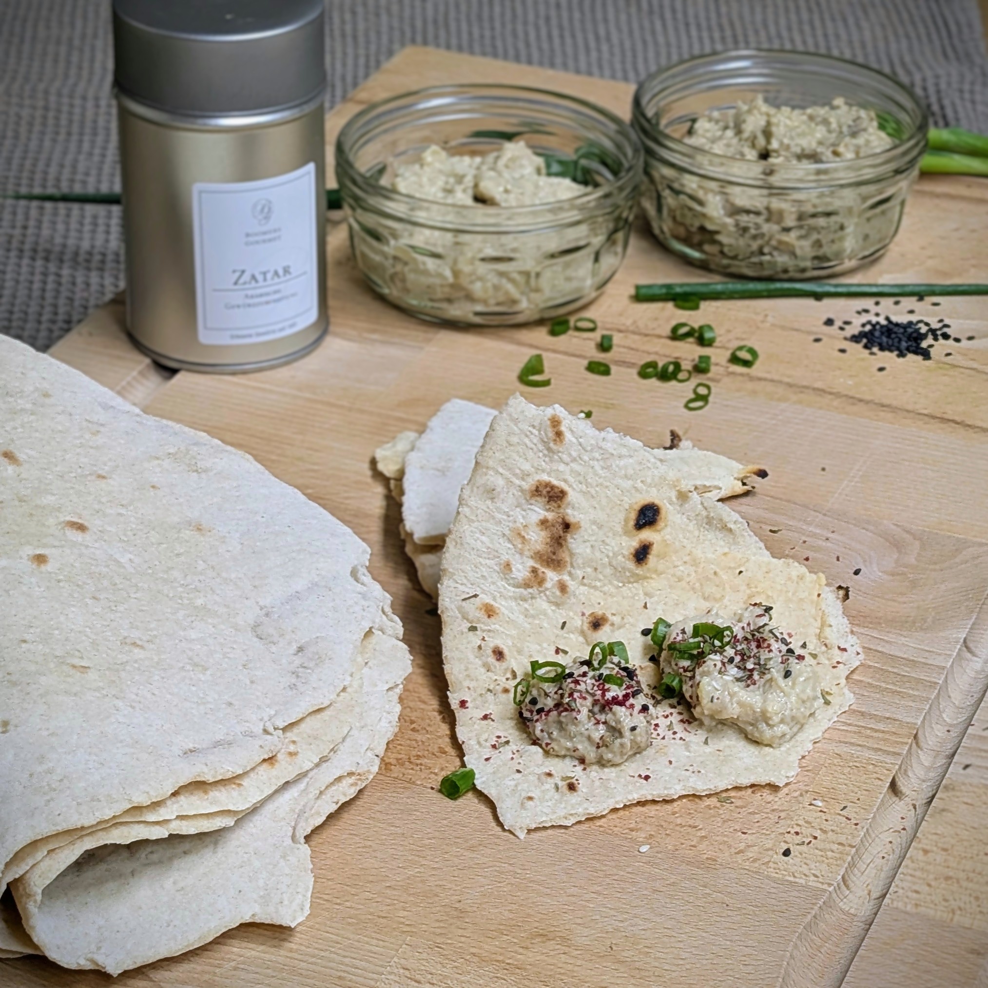 Shrak-Brot (jordanisches Fladenbrot)