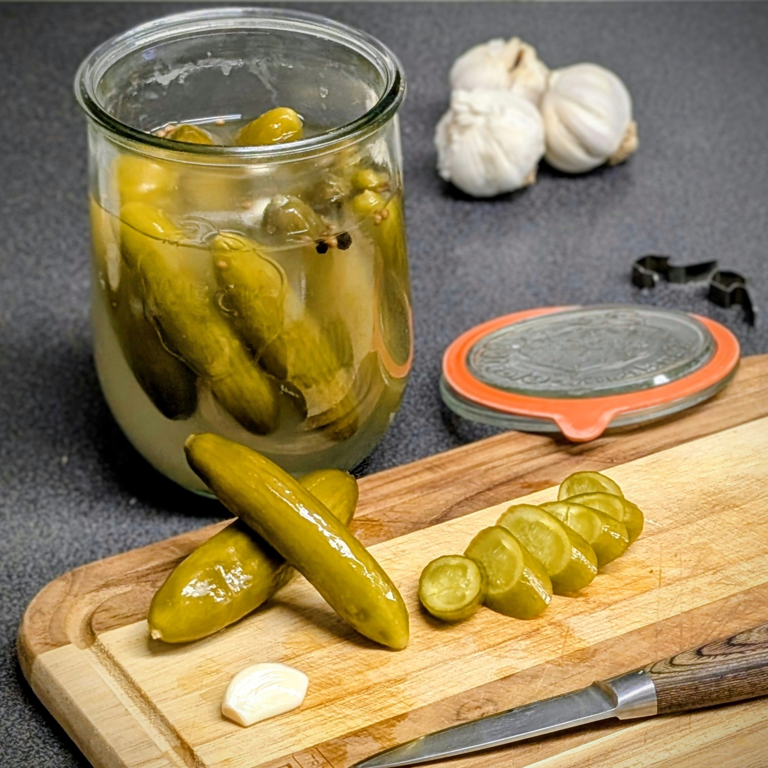 Snack-Gürkchen nach jordanischer Rezeptur
