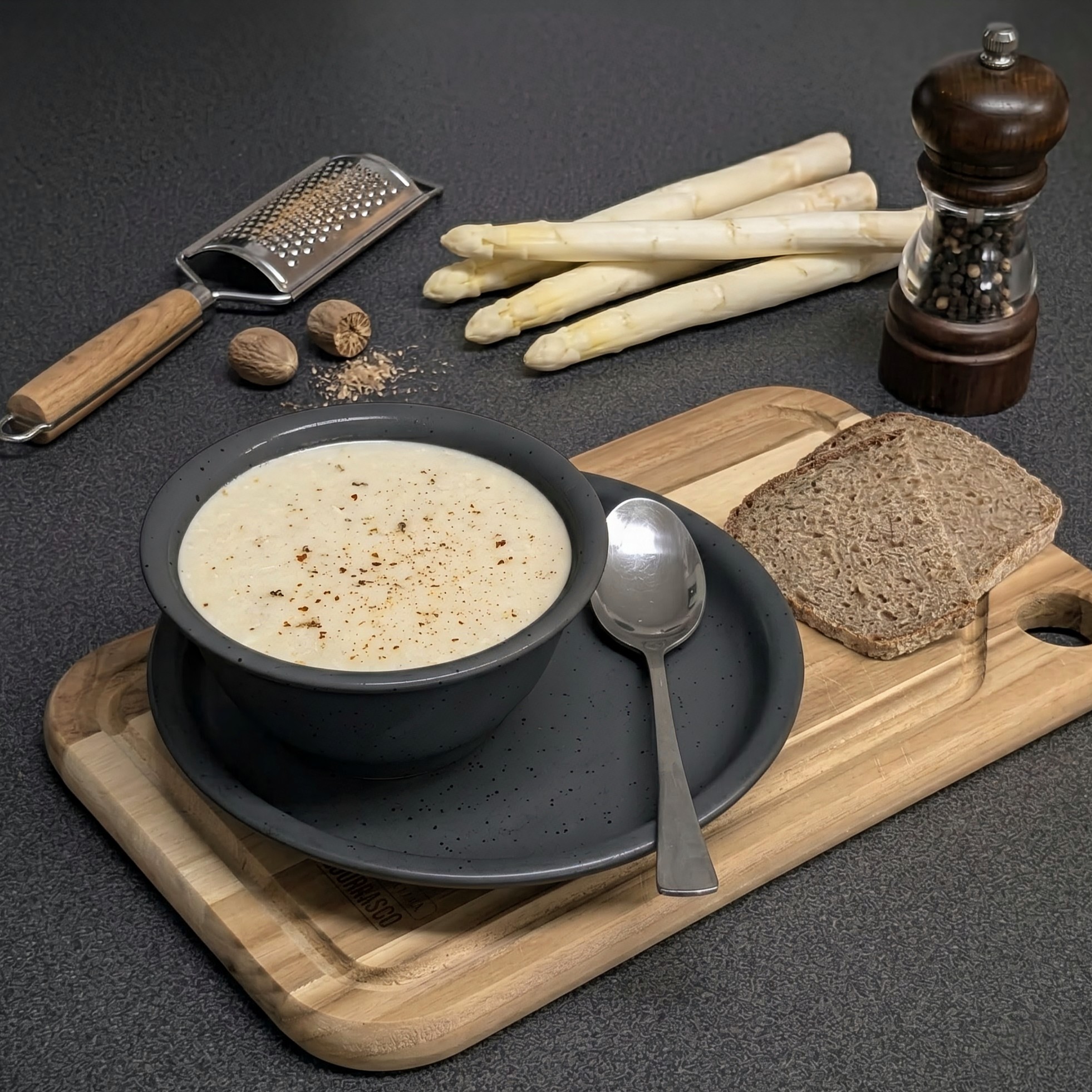 Spargelcremesuppe klassisch gebunden