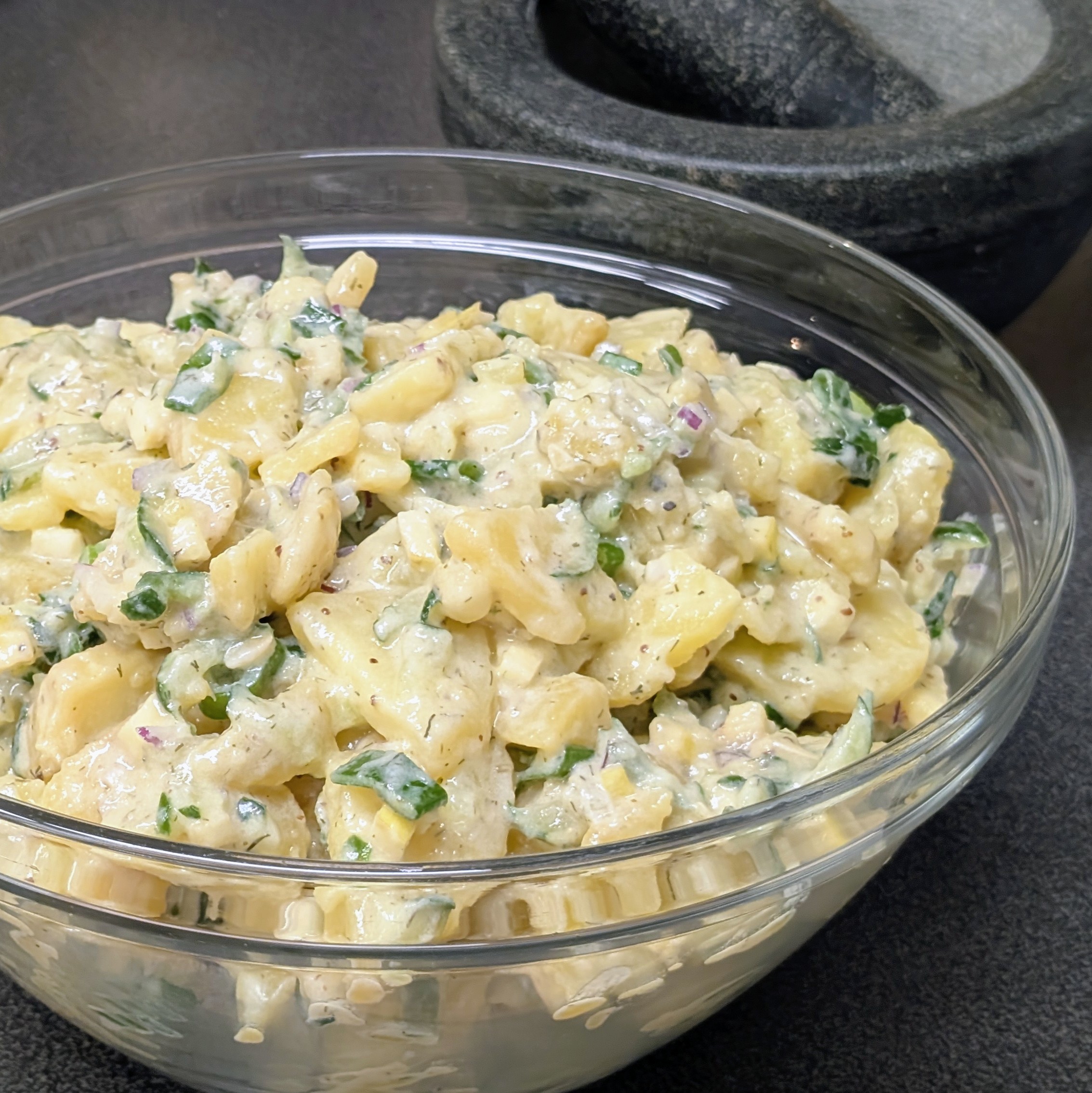 Gurken-Kartoffel-Salat für die Grillparty